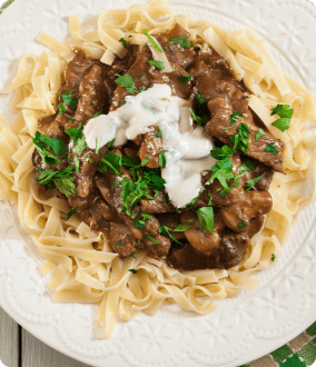 Go to Simple Beef Stroganoff recipe page